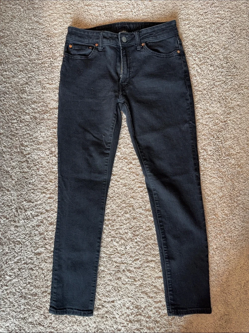 American Eagle Outfitters Men's Skinny Jeans in Black